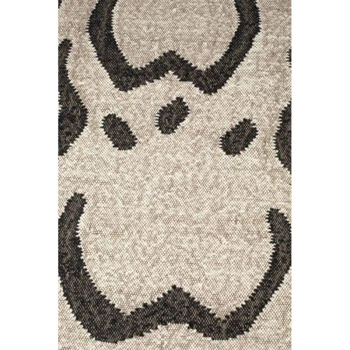 Alfombra Ayaan Tejido Lana Algodón Beige, 240 Cm