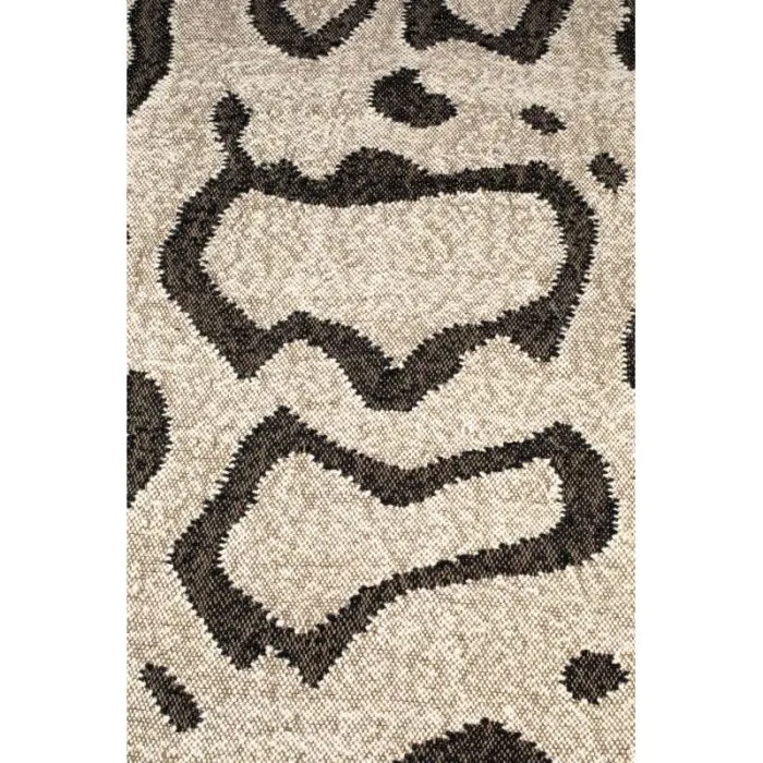 Alfombra Ayaan Tejido Lana Algodón Beige, 240 Cm