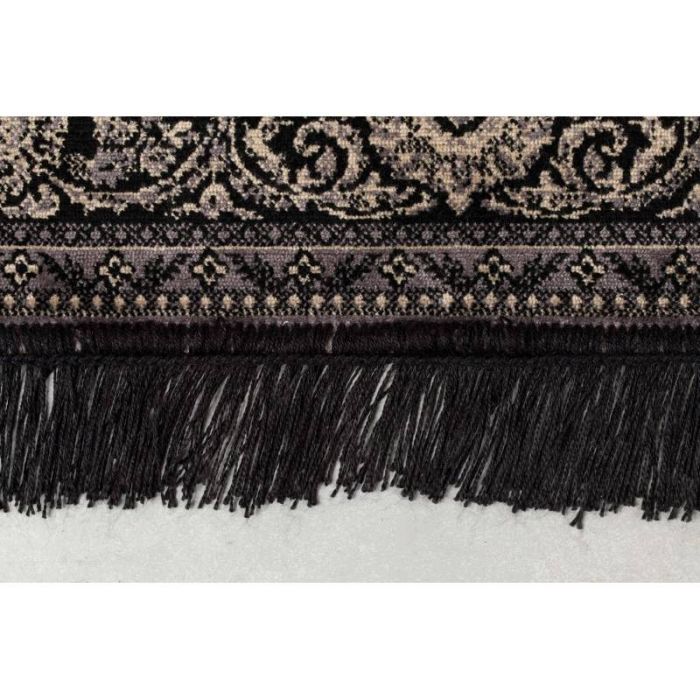 Alfombra Bo Algodón Tejido Sintético Gris, 230 Cm