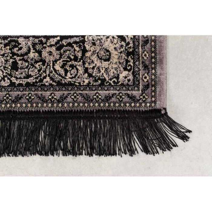 Alfombra Bo Algodón Tejido Sintético Gris, 230 Cm