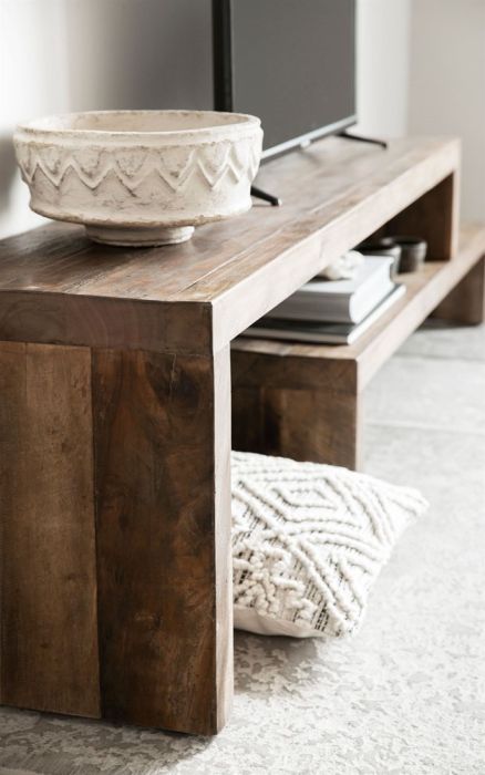 Mueble TV Madera Natural, 150 Cm