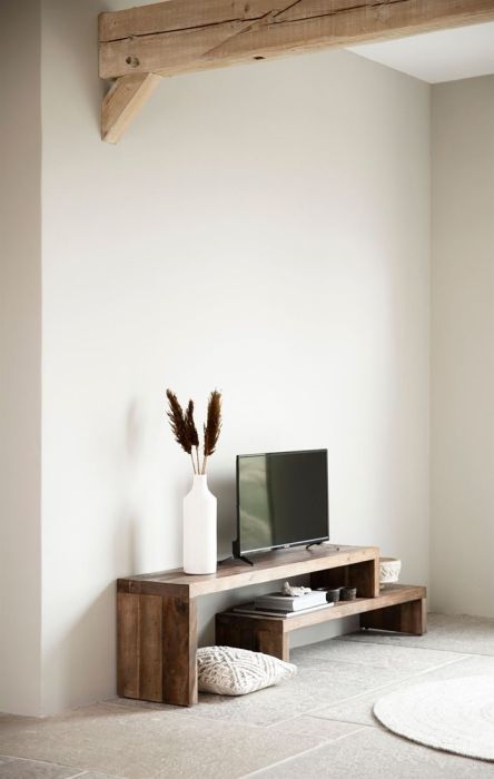 Mueble TV Madera Natural, 150 Cm