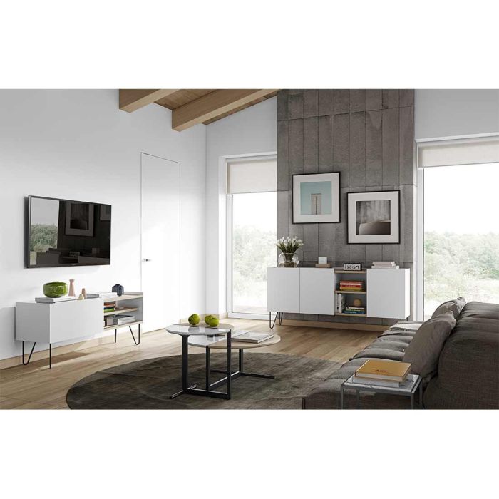 Buffet Industrial Blanco