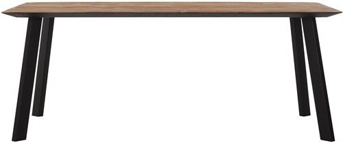 Mesa Comedor Atemporal Industrial Timeless Shape Natural Negro, 200 Cm