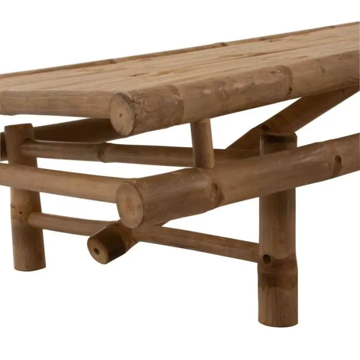 Tumbona de Jardín Bambú Natural, 200 Cm