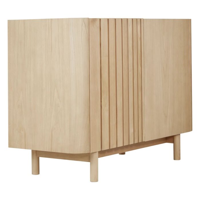 Aparador 2 Puertas Madera Maciza Castaño, 107'2 Cm