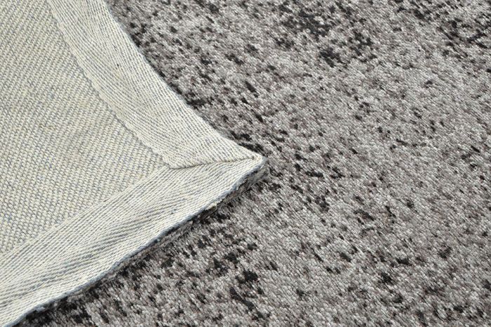 Alfombra Contemporáneo Tejido Algodón Gris 180 x 120 Cm