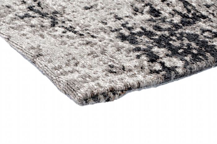 Alfombra Contemporáneo Tejido Algodón Gris 180 x 120 Cm