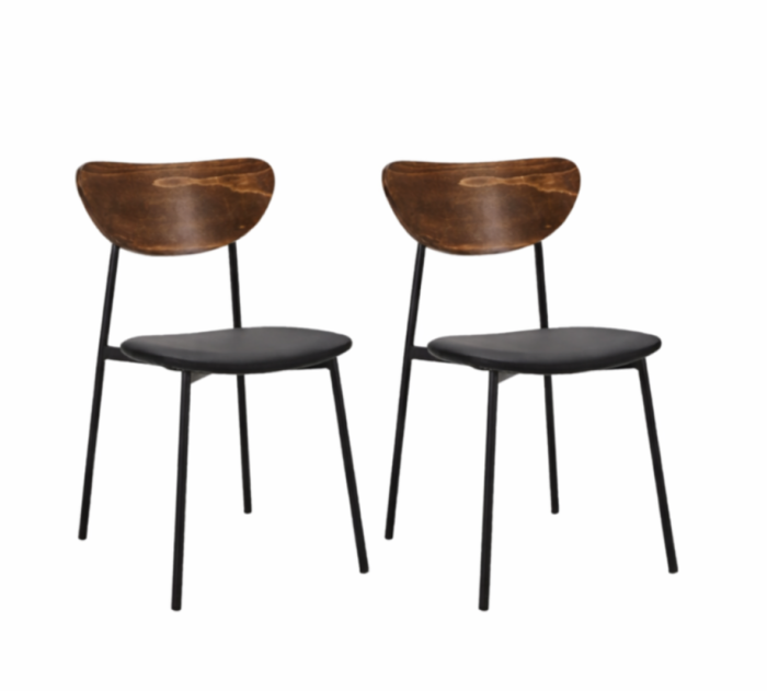 J/2 Silla Comedor Must Natural Negro