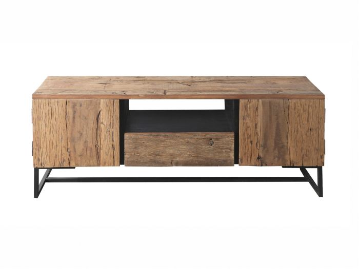 Mueble TV Lacerta Estilo Vintage, 150 Cm