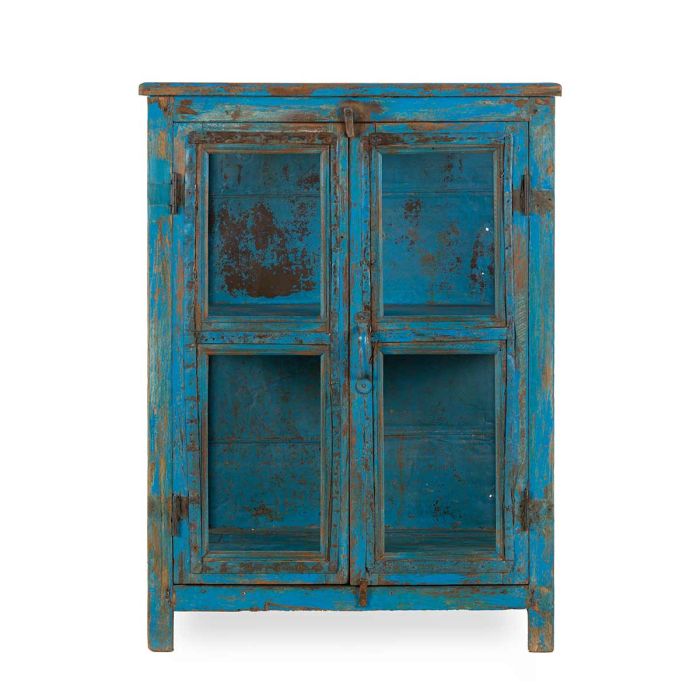 Vitrina Comercial Azul