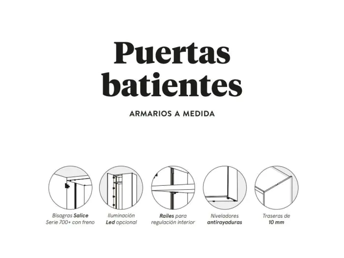Vitrina 4 Puertas Batientes Cristal Templado, 215'4 Cm