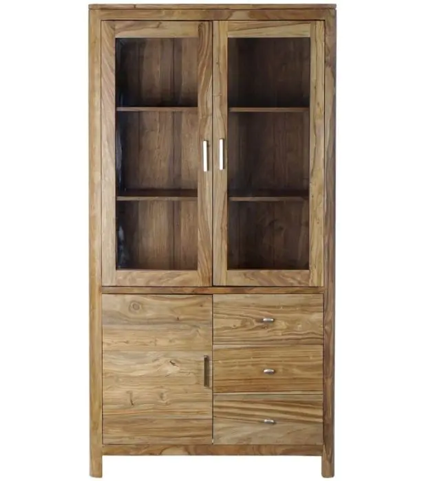 Vitrina Alpina Madera Cristal