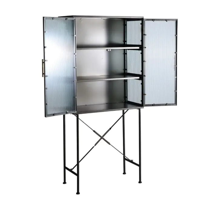 Vitrina Straw Vidrio Hierro