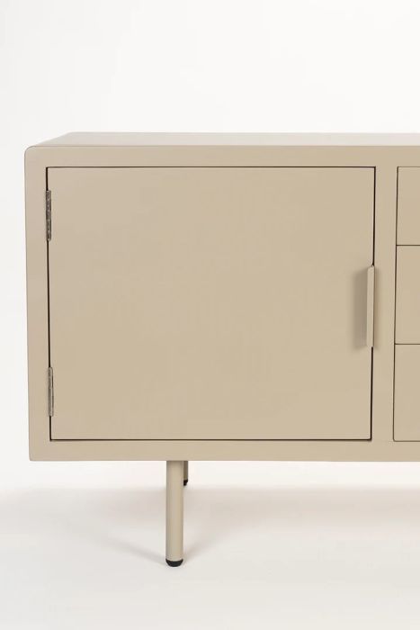 Aparador Bajo Acabado Beige Hierro, 140 Cm