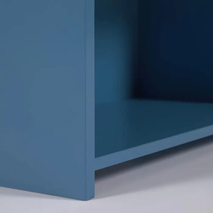 Estantería Casita Infantil Madera Azul Celeste 50 Cm