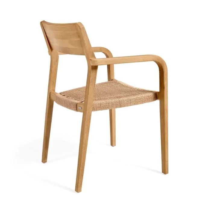 Silla Cuerda Madera Acacia Natural, 57 Cm