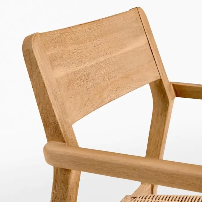 Silla Cuerda Madera Acacia Natural, 57 Cm