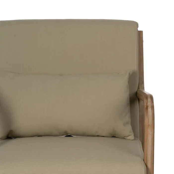 Sillón Natural-Beige Tejido-Madera, 66 Cm