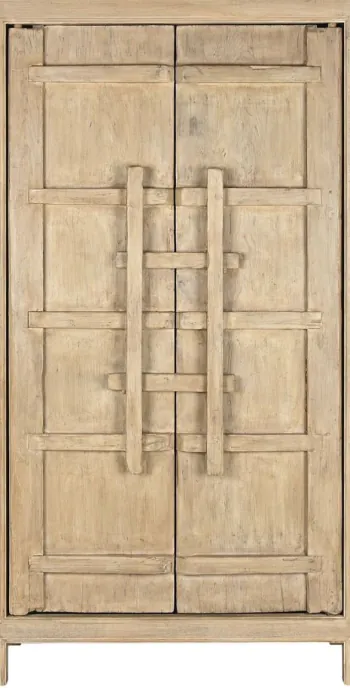 Armario Madera Maciza Natural, 210 Cm