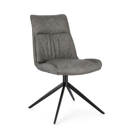 Silla Moderna Gris Oscuro