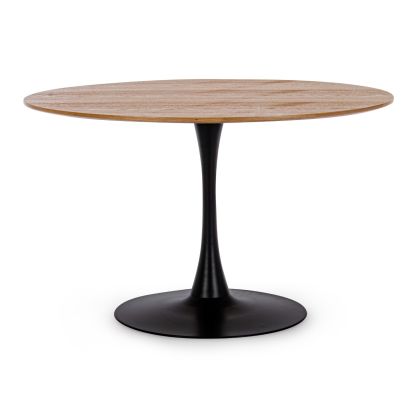 Mesa Comedor Bloom Natural Negro