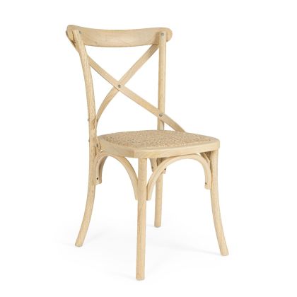 Silla Ratán Madera Olmo, 50'5 Cm