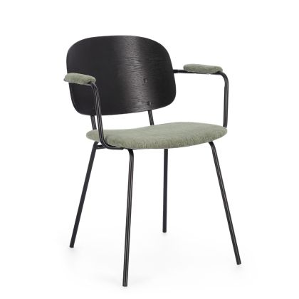 Silla Comedor Sienna Negro/Verde