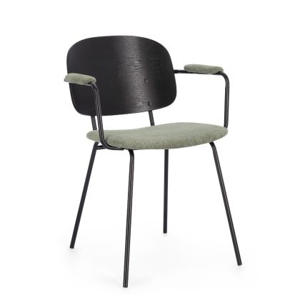 Silla Comedor Sienna Negro/Verde