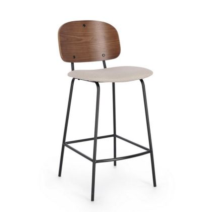 Taburete Alto Sienna Moderno Beige