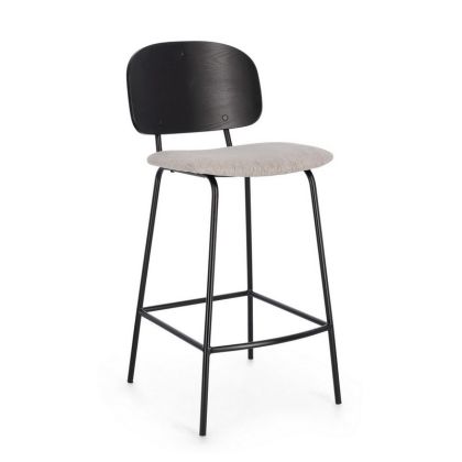 Taburete Alto Sienna Moderno Beige