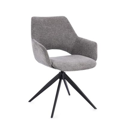 Silla Giratoria Vivian Gris Oscuro, 59'5 Cm