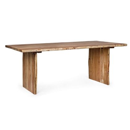 Mesa Comedor Eneas Estilo Vintage Madera Acacia Natural, 200 Cm