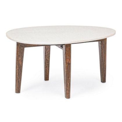 Mesa Centro Ovalada Sylvester, 70 Cm