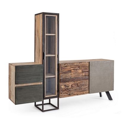 Aparador Manchester Madera Maciza Mango Madera Maciza Reciclada, 175 Cm