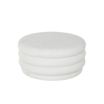 Polyester Coffee Table 79X79X38 White Lid