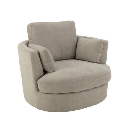 Gray Design Swivel Armchair, 98 Cm