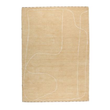 Alfombra Doodle  Algodón Beige, 300 X 200 Cm