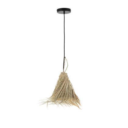 Lámpara de Techo Boho en Esparto Natural.