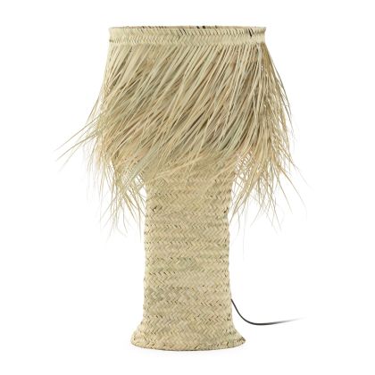 Table Lamp with shade 35x35x72 Esparto -- Natural