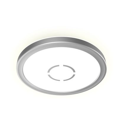 Plafón Led Delgado, Ø 19 CM, 1400 Lumen, 12 Watt, Plata