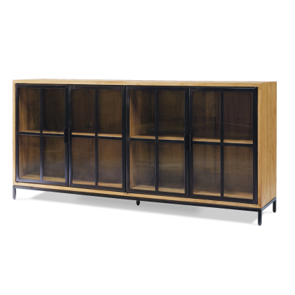 Aparador Craft Madera Maciza Teca Acero, 180 Cm
