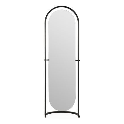 Espejo 63x17x180 Espejo/Metal -- Negro
