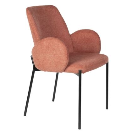 Silla Comedor Brazos Tjarda Rosa