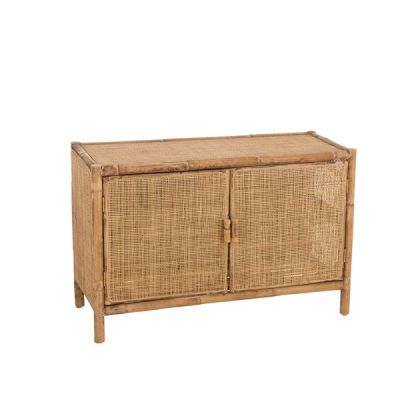 Aparador Tropical 2 Puertas cañas Natural, 100 Cm