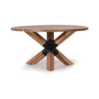 Mesa comedor étnica redonda