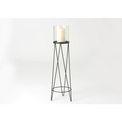 portavelas vinti negro 90 cm