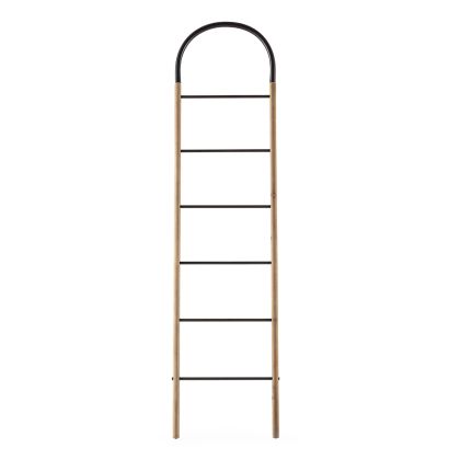Ladder 49x3x200 Metal/Wood -- Black/Natural