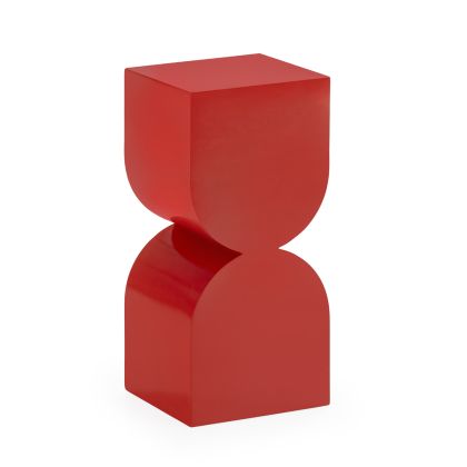Mesa Auxiliar 26x26x56 Madera -- Coral