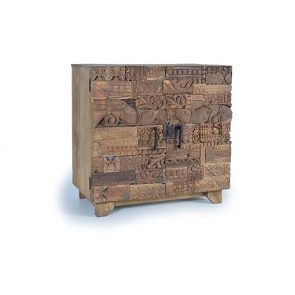 Reclaimed Wood Sideboard 2 Doors, 150 Cm